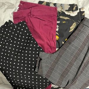 4 pairs old pixie pants